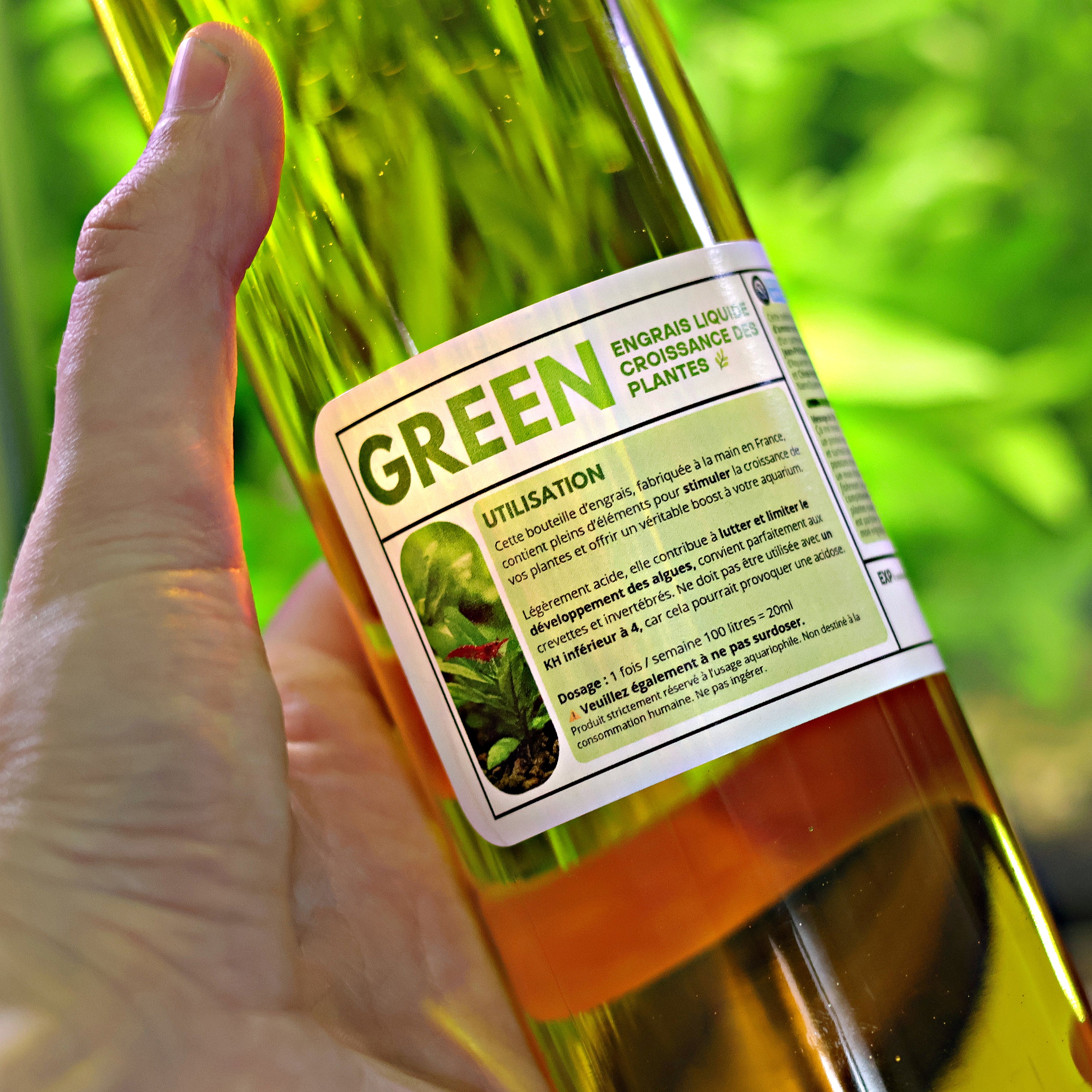 🌿Green- Engrais Liquide Croissance des Plantes - Bouteille de 500ml