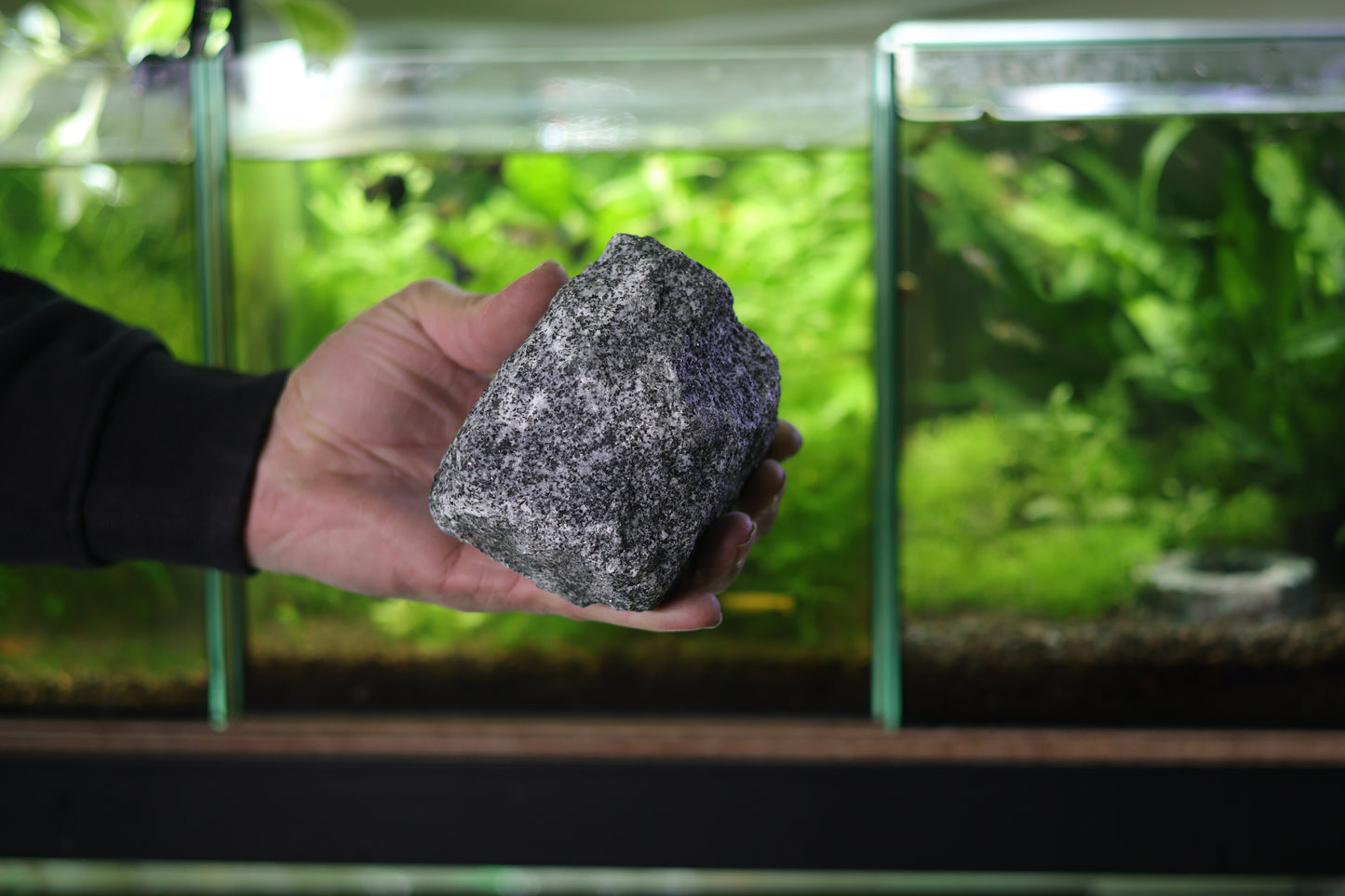 Petite Grotte en Granite Gris - Roche Taillée