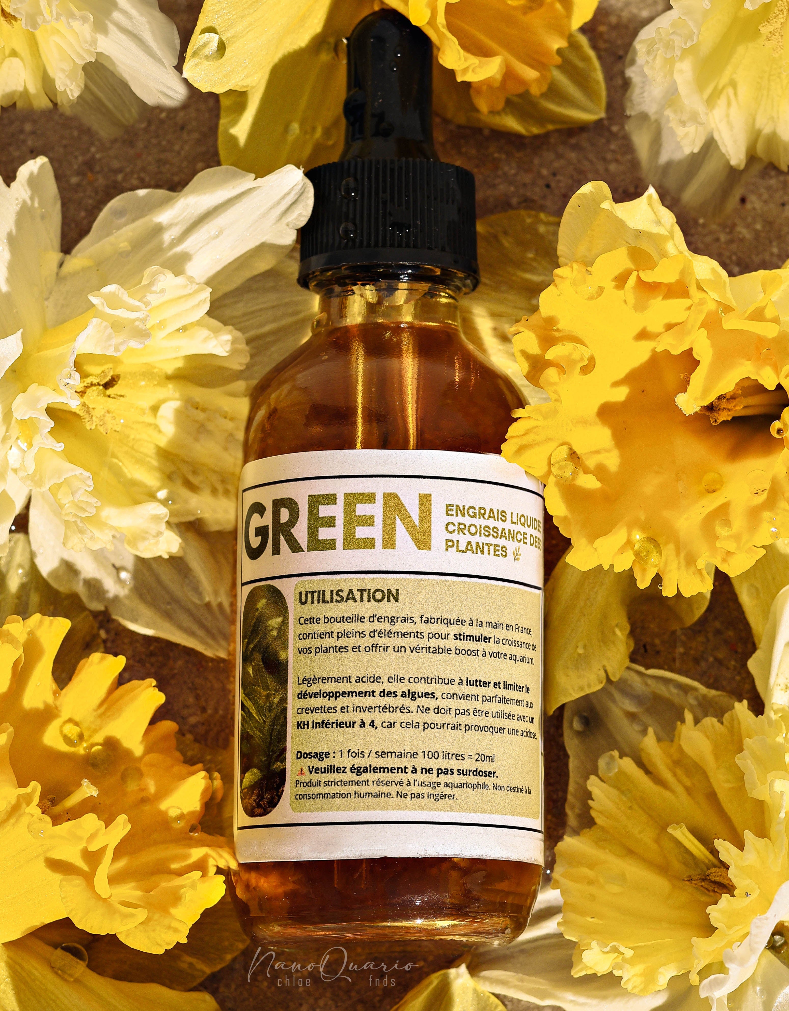 🌿Green- Engrais Liquide Croissance des Plantes - Flacon 60ml